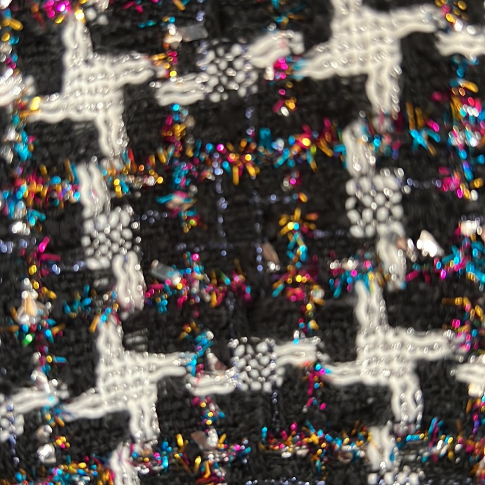 Loft Shimmer Tweet Shacket size large - Picture 6 of 9